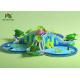Funny Large Inflatable Water Parks , Children Floating Playgrounds EN71-2-3 Certificate