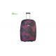 Printing Round Shape Travel Trolley Lightweight Luggage Bag with Extractable Handles