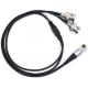 Sound Devices BNC Timecode Cable 0B 5 Pin Right Angle To Double BNC