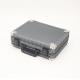 Aluminum Molded Suitcase For Men Metal Gray Carrying Box