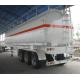 Low price oil tanker semi trailer on sale 45000L fuel tank semi trailer strong quality