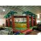 Inflatable soft moutain sport game inflatable jumping hill with safety net