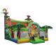 Cartoon Printing Kids Amusement Inflatable Jumping Castle With Double Lane