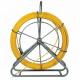 Galvanized Electrical Cable Reel Stands FRP Duct Rodder Duct Rodding Fiberglass Snake Rod
