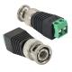Solderless Screw Terminal Male Female BNC Connector Power Adapter for Cctv Camera Monitor Video Recorder