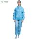 ESD antistatic Reusable Blue cleanroom suit jacket and pants workwear uniform suitable for electronic industry