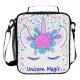 Unicorn Kids Insulated Tote Lunch Bag For Picnic