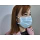 Blue Dust Proof Adult 3 Ply Non Woven Face Mask