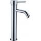 Straight Tall Chrome Basin Single Lever Tap Faucets , Floor Mounted Mixer Tap