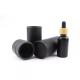 Black Cardboard Tube Boxes for Essential Oil Dropper Bottles Cosmetic Packaging Tubes