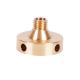 Passivation PVD High Precision Oem CNC Turning Parts Copper Chrome Plating