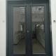 OEM UPVC stainless stell  Aluminium Double swing  Doors  kfc door 1.2mm Thickness