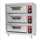 220V 50Hz 3 Deck Electric Baking Oven Commercial Electric Deck Oven