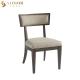Restaurant Solid Wood Upholstered Dining Chair comfortable modern SGS
