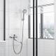 OEM Surface Plating Bathroom Shower Taps Matte Black Chrome