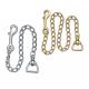 Heavy duty style brass plated Zinc plated Iron material hosre lead chain saddlery hardware accessories