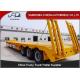 60ton Hydraulic Lowbed Low Deck Tri-axles Low Loader Cargo Semi Truck Trailer