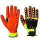 Mechanical Anti Impact Gloves With TPR Knuckle Protection For Oil / Gas Safety