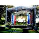 Outdoor Waterproof SMD LED Display , P8 Stage RGB LED Screen