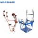 Steel Conductor Inspection Trolley Bicycle Cart Bundle Line Cart For 400-500mm Distance