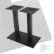 Mild Steel Dining Table Legs Pedestal Powder Coated For Restaurant Furniture