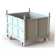 Logistics Transport Collapsible Metal Pallet Cage Stillage Box With Casters