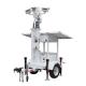 OEM 6.5m Mast Solar Surveillance Trailer With 2*435W Solar Panels