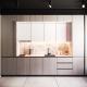 Modern Stylish Home Kitchen Cabinets With Flat Raised Shaker Door And Granite Marble Quartz Artificial Stone