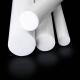 Extruded Pure White PTFE Rods Customized Size Corrosion Resistant