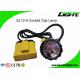 High Performance LED Miners Cap Lamp 25000lux Brightness 1200 Battery Cycles