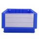 Foldable PP Shelf Storage Bin Boxes Tools Stackable Plastic Crate with Divider