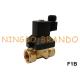 16 bar 2 Way NC Brass Solenoid Valve For Water Air Gas 3/8'' to 2'' 24V 110V 220V