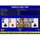 76*61*170cm Video Gambling Machines  ,  Eight In One Jacks Or Better / Joker Poker King / Jackpot Gambling Slot Machines