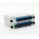 GPON EPON Fiber Optic PLC Splitter , Cassette Plc Splitter 1x8