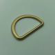 Matte Golden Non Nickel Belt Buckles D Handbag Rings