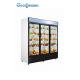 LED Glass Door Cooler Drinks Fridge 1587L Double Layer Tempered
