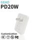 5V 3A GaN 20W PD Fast Charger Portable USB Power Adapter Lightweight