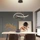 Dining room chandelier Nordic creative personality ring table led light modern simple art dining room front desk bar lamp