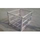 Galvanized Coating Equipment Storage Cage , Warehouse Cages On Wheels Industrial