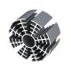 OEM/ODM Aluminium Heat Sink Extrusion Silver Aluminium Heatsink Profile