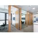 90mm And 108mm Double Glass For Premium Spaces Privacy And Style Combined Glass Partition Wall