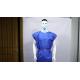 S&J Disposable Patient Gown Chemotherapy Gowns Material SBPP or 3 layers SMS Sleeveless Hospital Clinic Disposable Uniform