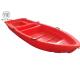 Rotomolding 8 Persons Plastic Rowing Boat For Rescuing / Fishing  LLDPE A4000mm