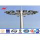 15M LED High Mast Light Pole Highway / Airport High Mast Lighting Pole ISO 9001