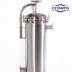 High Filtration Efficiency Liquid Filtration Stainless Steel Bag Filter Housing