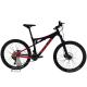 Black red Full Suspension Carbon Mountain Bike 27.5 DH 14kg for Male