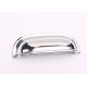 Aluminum cabinet handle high quality aluminium finger pull in CP color