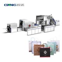 Full Automatic Paper Bag Making Machine within Online Rope Handle Attach