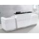 New Design Popular Luxury Minimalist Marble Reception Desk for Office Front Desks
