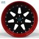 23 Inch Deep Dish Forged Wheels Rims PCD 5-139.7 Brushed Red